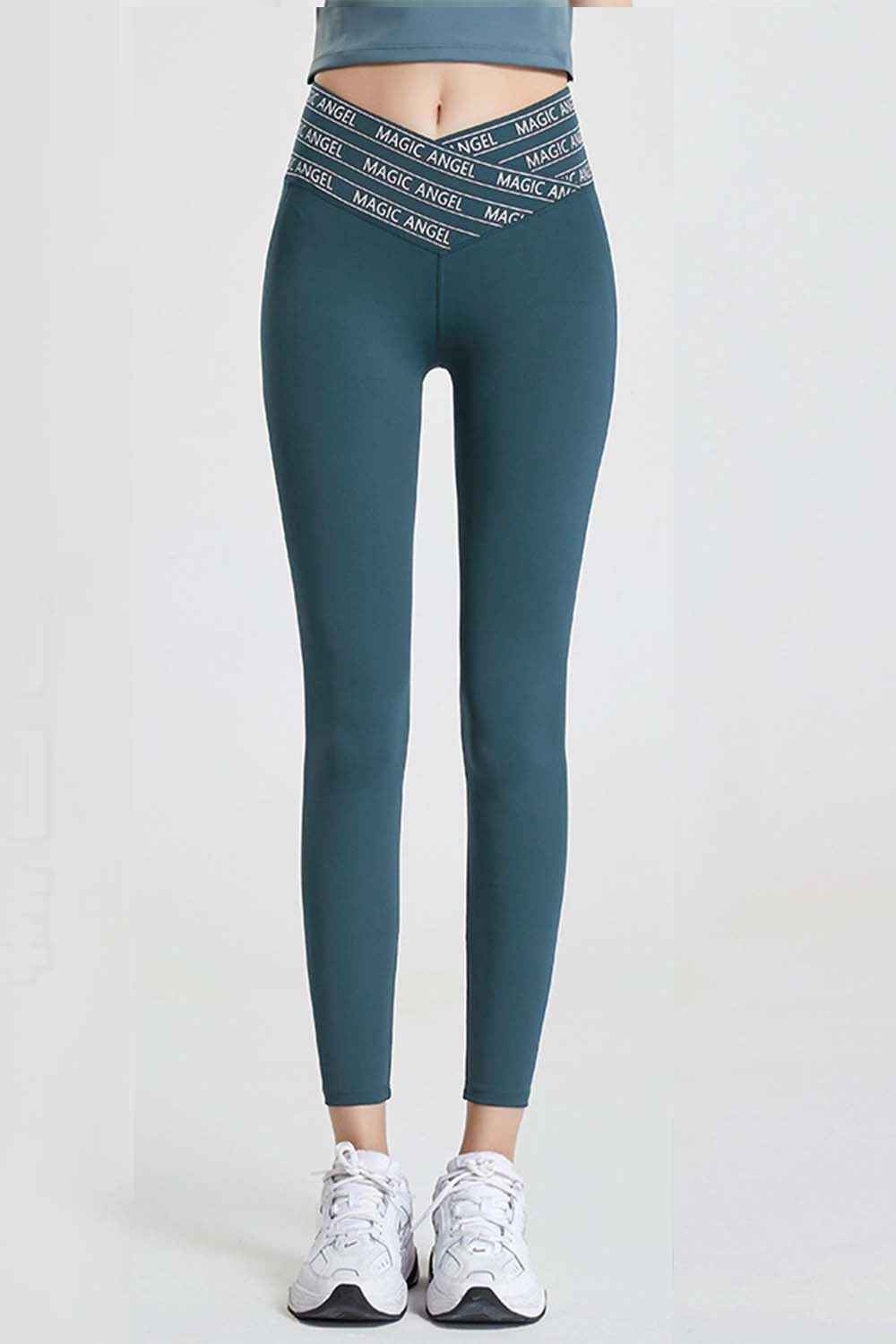 Wide Waistband Sports Pants - aurelia-clothing-8955