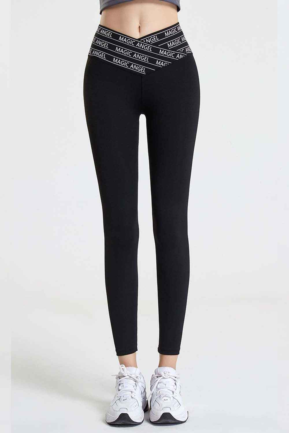 Wide Waistband Sports Pants - aurelia-clothing-8955