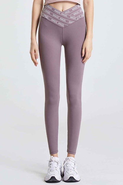 Wide Waistband Sports Pants - aurelia-clothing-8955