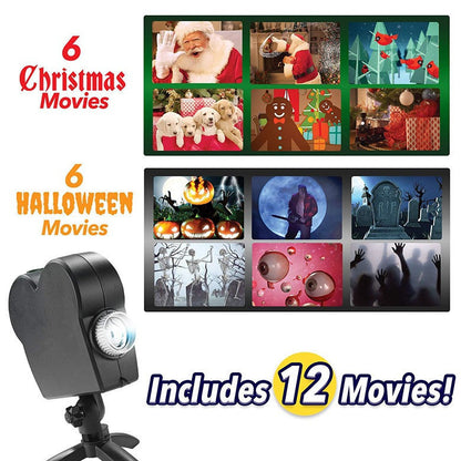 Window Projector Wonderland Christmas Projector TV Halloween Projector - Free Shipping - aurelia-clothing-8955