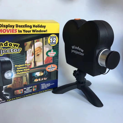 Window Projector Wonderland Christmas Projector TV Halloween Projector - Free Shipping - aurelia-clothing-8955