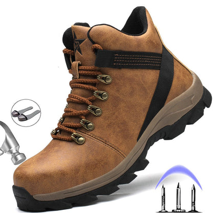 Winter Boots Men Safety Shoes Indestructible Work Shoes Puncture-Proof Work Sneakers Male Steel Toe Shoes Work Safety Boots - Free Shipping - aurelia-clothing-8955