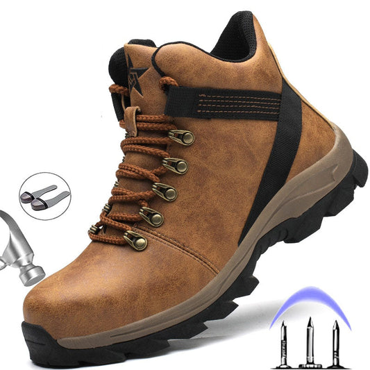 Winter Boots Men Safety Shoes Indestructible Work Shoes Puncture-Proof Work Sneakers Male Steel Toe Shoes Work Safety Boots - Free Shipping - aurelia-clothing-8955