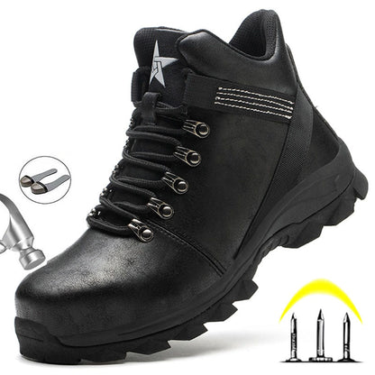 Winter Boots Men Safety Shoes Indestructible Work Shoes Puncture-Proof Work Sneakers Male Steel Toe Shoes Work Safety Boots - Free Shipping - aurelia-clothing-8955