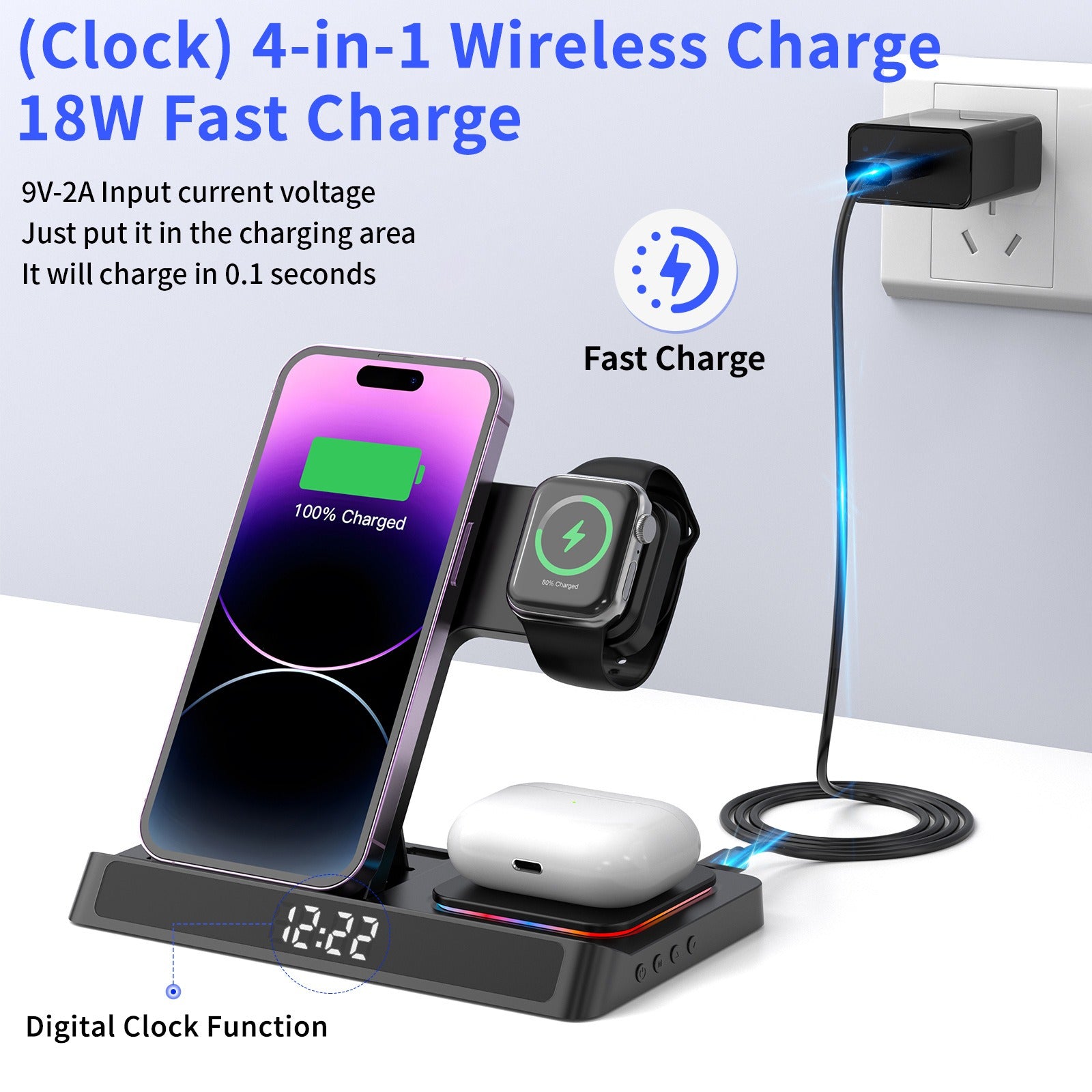 Wireless charging four-Free Shipping - aurelia-clothing-8955