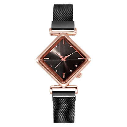 Women Square Watch Luxury Ladies Quartz Magnet Buckle Gradient Color Watches Relogio Feminino For Gift Clock - Free Shipping - aurelia-clothing-8955