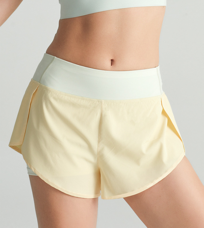 Womens Shorts Summer Casual High Waist Fitness Jogger Shorts Women Anti-glare Workout Quick Dry Breathable Shorts - Free Shipping - aurelia-clothing-8955