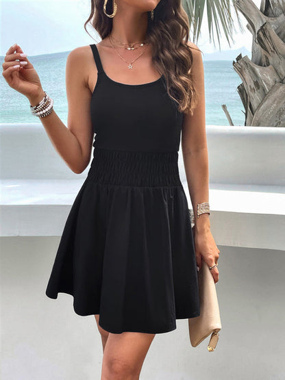 Womens elegant suspender sports dress - Free Shipping - aurelia-clothing-8955