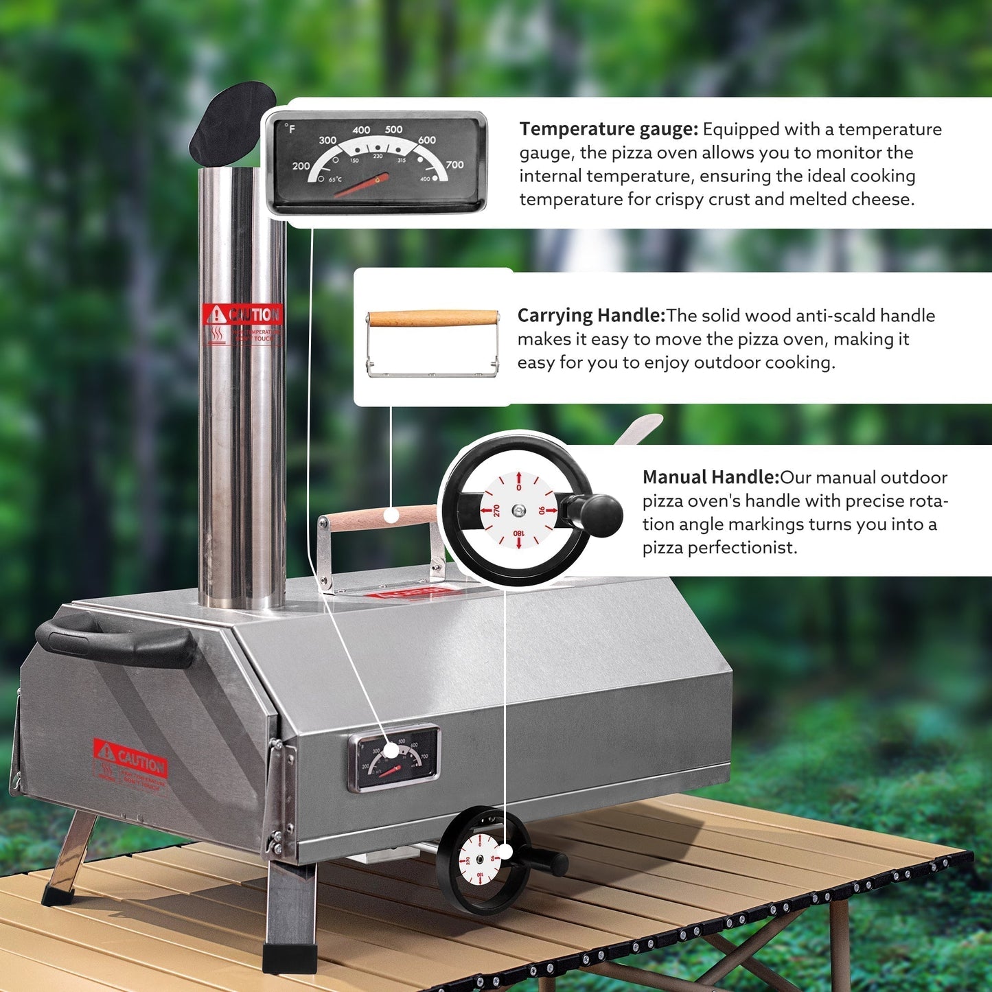 Wood Fired Pizza Oven-Free Shipping - aurelia-clothing-8955