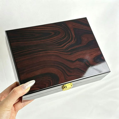 Wooden Jewelry Box with Lock-Free Shipping - aurelia-clothing-8955