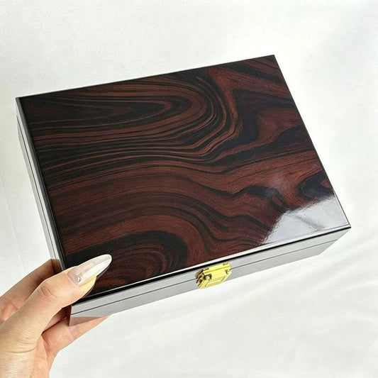 Wooden Jewelry Box with Lock-Free Shipping - aurelia-clothing-8955