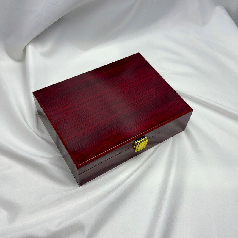 Wooden Jewelry Box with Lock-Free Shipping - aurelia-clothing-8955