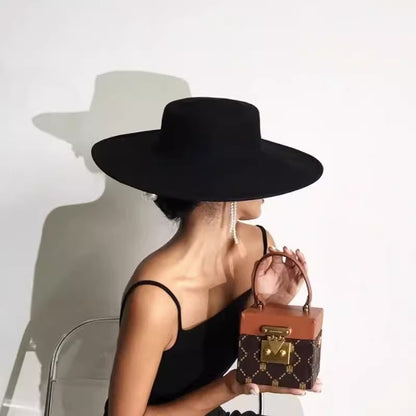 Wool Cap Classic Hepburn-Free Shipping - aurelia-clothing-8955