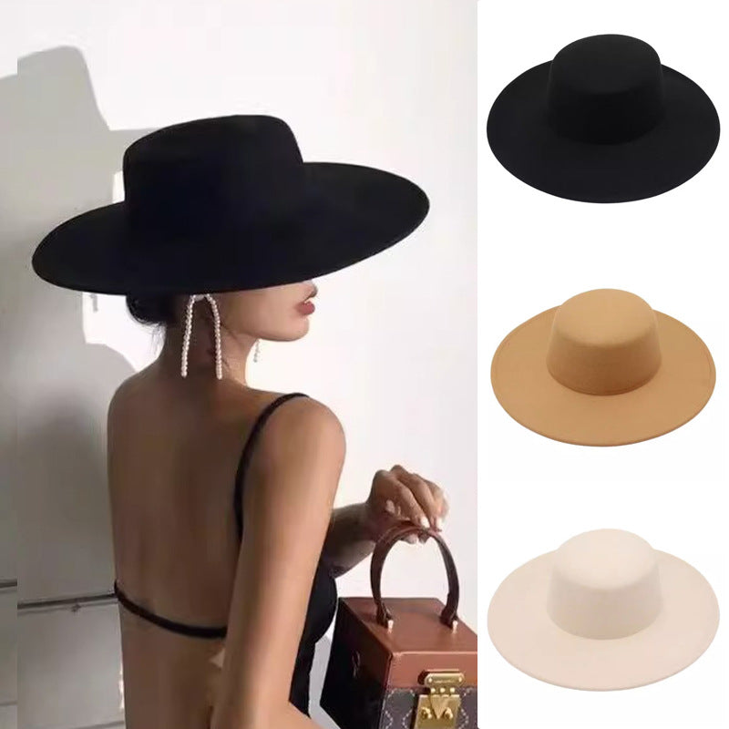 Wool Cap Classic Hepburn-Free Shipping - aurelia-clothing-8955