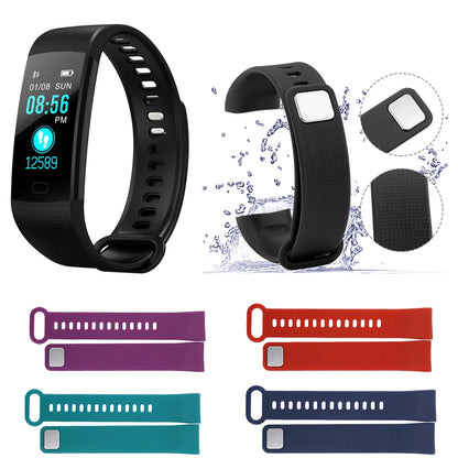 Y5 Smart Band Heart Rate Tracker Fitness Tracker Y5 Smartband Smart Bracelet Waterproof Smart Wristband Smart Watch Men - Free Shipping - aurelia-clothing-8955