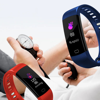 Y5 Smart Band Heart Rate Tracker Fitness Tracker Y5 Smartband Smart Bracelet Waterproof Smart Wristband Smart Watch Men - Free Shipping - aurelia-clothing-8955