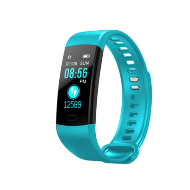 Y5 Smart Band Heart Rate Tracker Fitness Tracker Y5 Smartband Smart Bracelet Waterproof Smart Wristband Smart Watch Men - Free Shipping - aurelia-clothing-8955