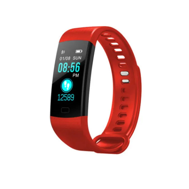 Y5 Smart Band Heart Rate Tracker Fitness Tracker Y5 Smartband Smart Bracelet Waterproof Smart Wristband Smart Watch Men - Free Shipping - aurelia-clothing-8955