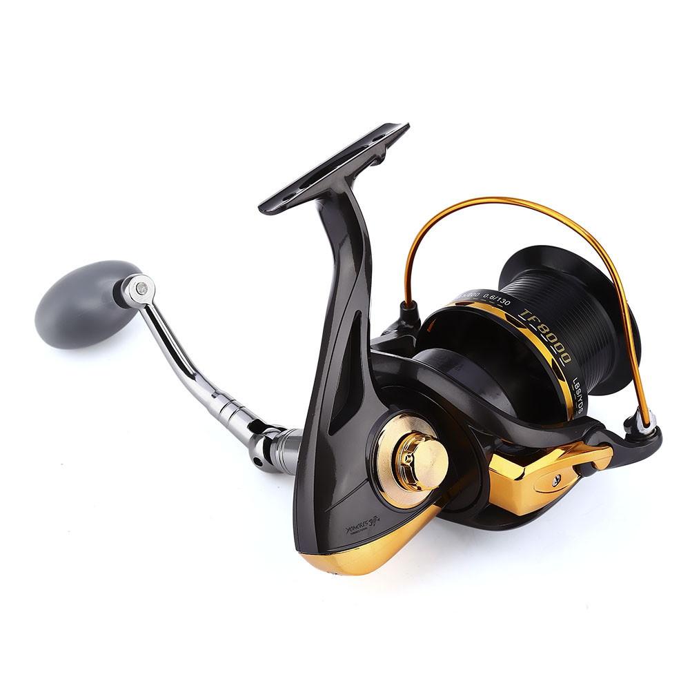 YUMOSHI Fishing Reel 12  1 Ball Bearings Aluminum Alloy Spool Coil Wheel  Fishing Reels 8000  9000 Series - Free Shipping - aurelia-clothing-8955