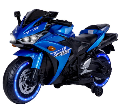 kids motorcycle, 12V motorcycle for kids 3 4 5 6 years-Free Shipping - aurelia-clothing-8955