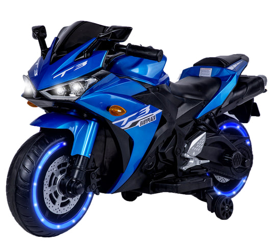kids motorcycle, 12V motorcycle for kids 3 4 5 6 years-Free Shipping - aurelia-clothing-8955
