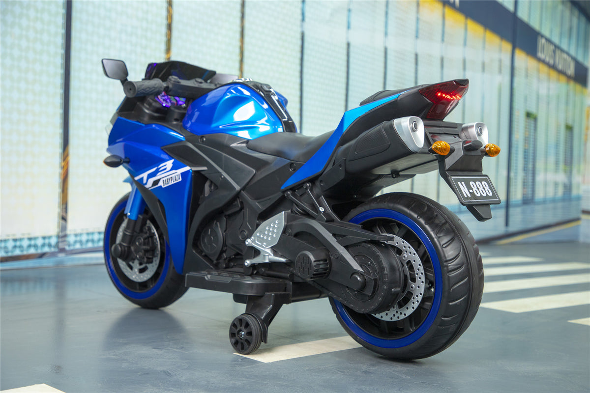 kids motorcycle, 12V motorcycle for kids 3 4 5 6 years-Free Shipping - aurelia-clothing-8955