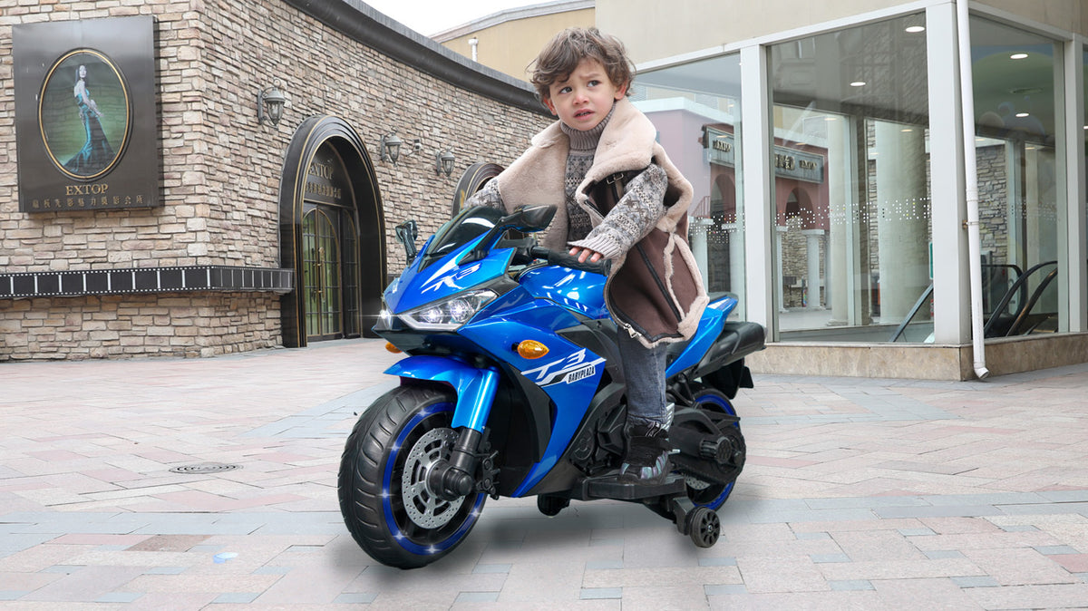 kids motorcycle, 12V motorcycle for kids 3 4 5 6 years-Free Shipping - aurelia-clothing-8955