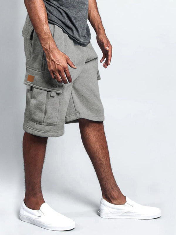 multi-pocket loose straight-leg cargo shorts - Free Shipping - aurelia-clothing-8955