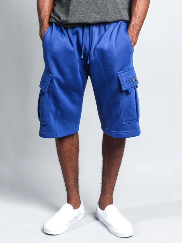 multi-pocket loose straight-leg cargo shorts - Free Shipping - aurelia-clothing-8955