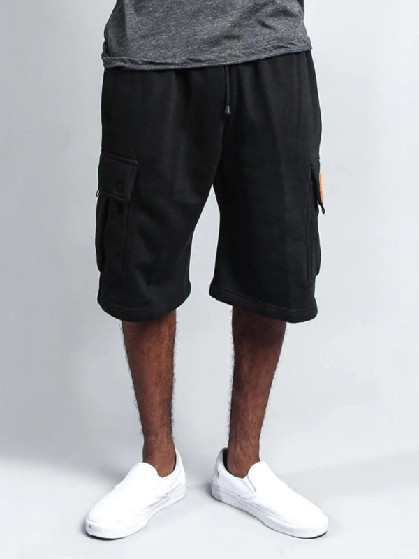 multi-pocket loose straight-leg cargo shorts - Free Shipping - aurelia-clothing-8955