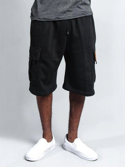 multi-pocket loose straight-leg cargo shorts - Free Shipping - aurelia-clothing-8955