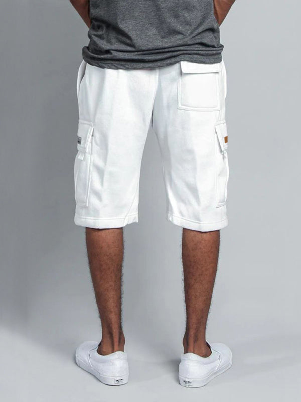 multi-pocket loose straight-leg cargo shorts - Free Shipping - aurelia-clothing-8955