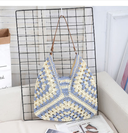 straw woven bag woven belt armpit bag - Free Shipping - aurelia-clothing-8955