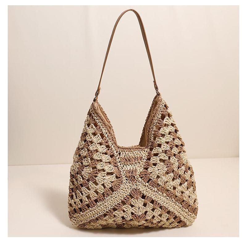 straw woven bag woven belt armpit bag - Free Shipping - aurelia-clothing-8955