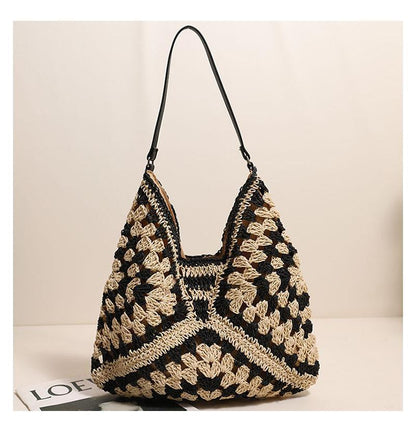 straw woven bag woven belt armpit bag - Free Shipping - aurelia-clothing-8955