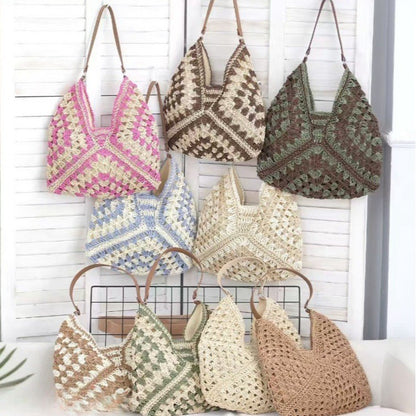 straw woven bag woven belt armpit bag - Free Shipping - aurelia-clothing-8955
