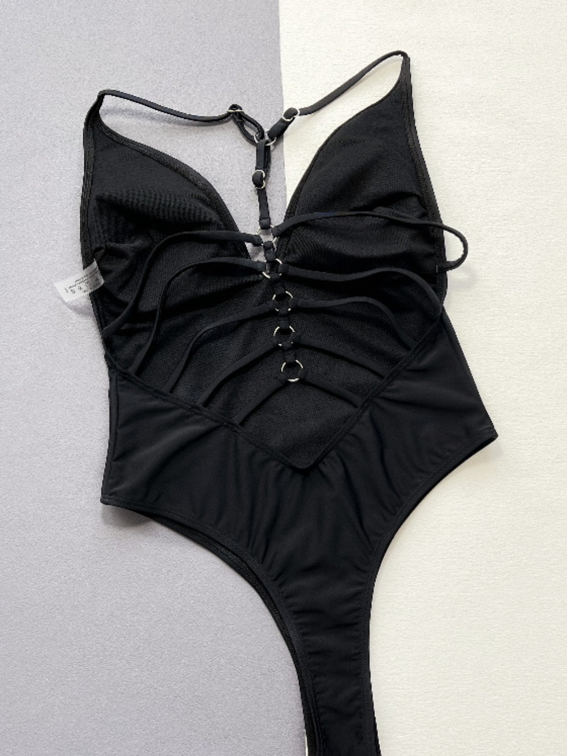 Cutout Plunge Spaghetti Strap One-Piece Swimwear - aurelia-clothing-8955