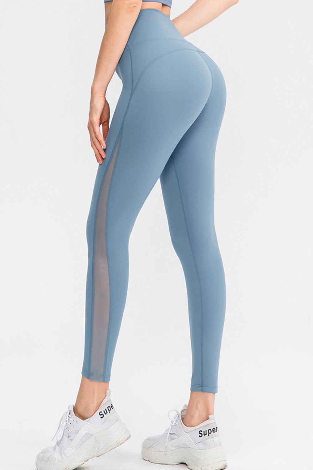 Wide Waistband Slim Fit Long Sports Pants - aurelia-clothing-8955